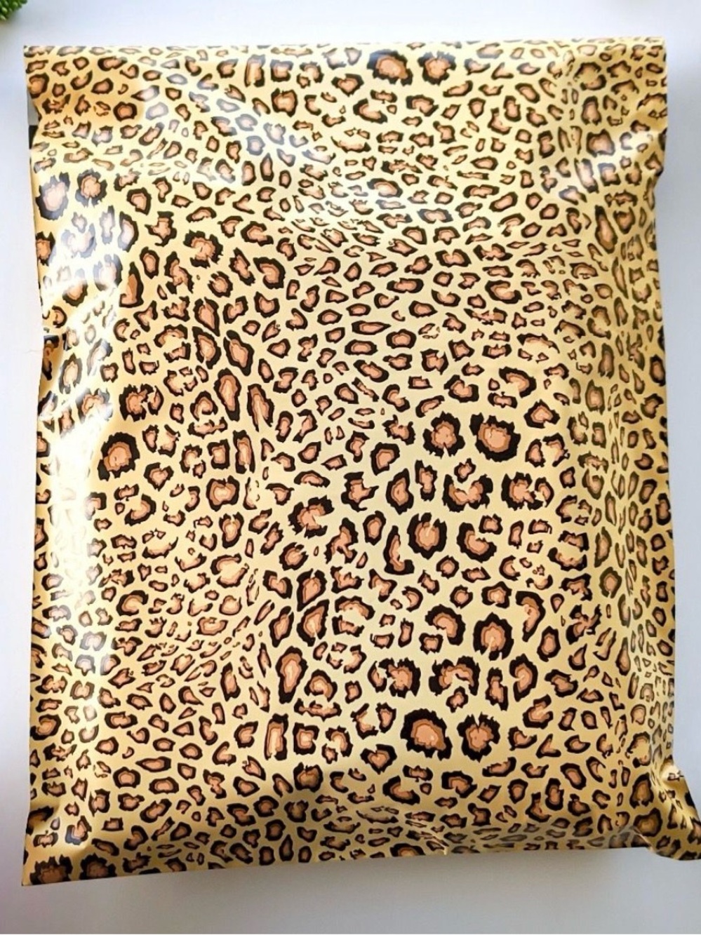 Leopard Print Poly Mailers 14x17 Shipping Bags 20 Count